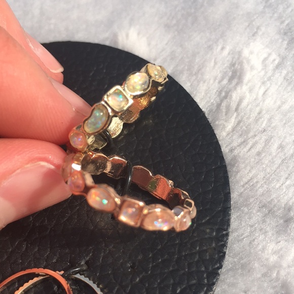 Free People Yellow Gold and Rose Gold Midi Rings - Picture 7 of 8